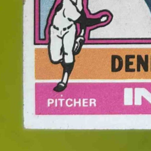 1976 Topps Dennis Eckersley #98 RC Cleveland Indians Rookie Card - Sports Cards
