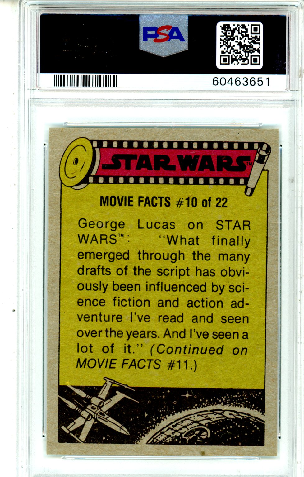 1977 Star Wars The Rebel Fighter #241 PSA 6 - Graded Non-Sports Cards