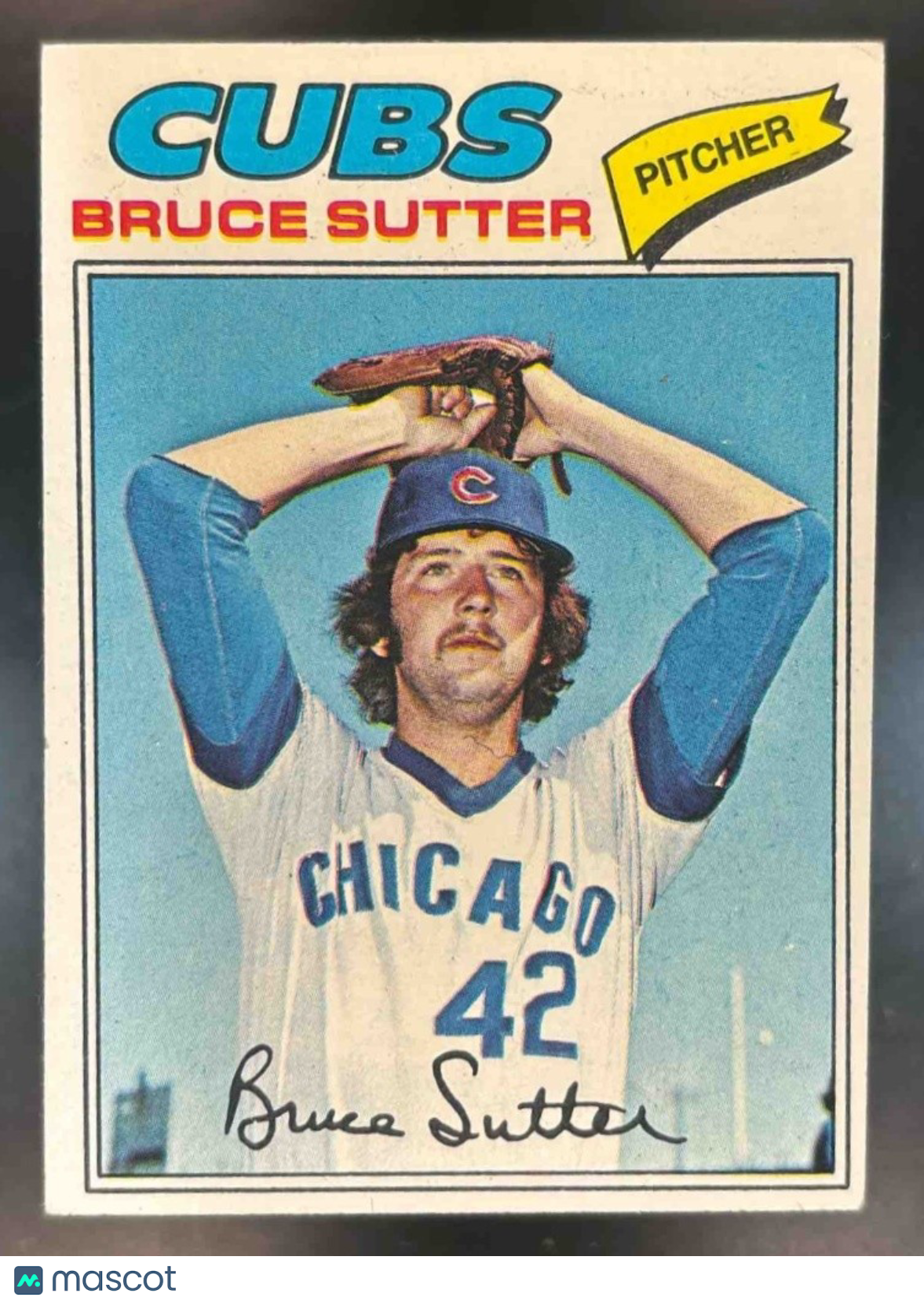 1977 Topps Bruce Sutter #144 RC Chicago Cubs - Sports Cards