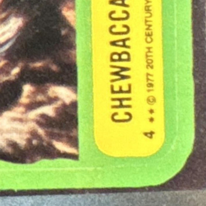 1977 Topps Star Wars Chewbacca the Wookiee Stickers #4 - Non-Sports Cards