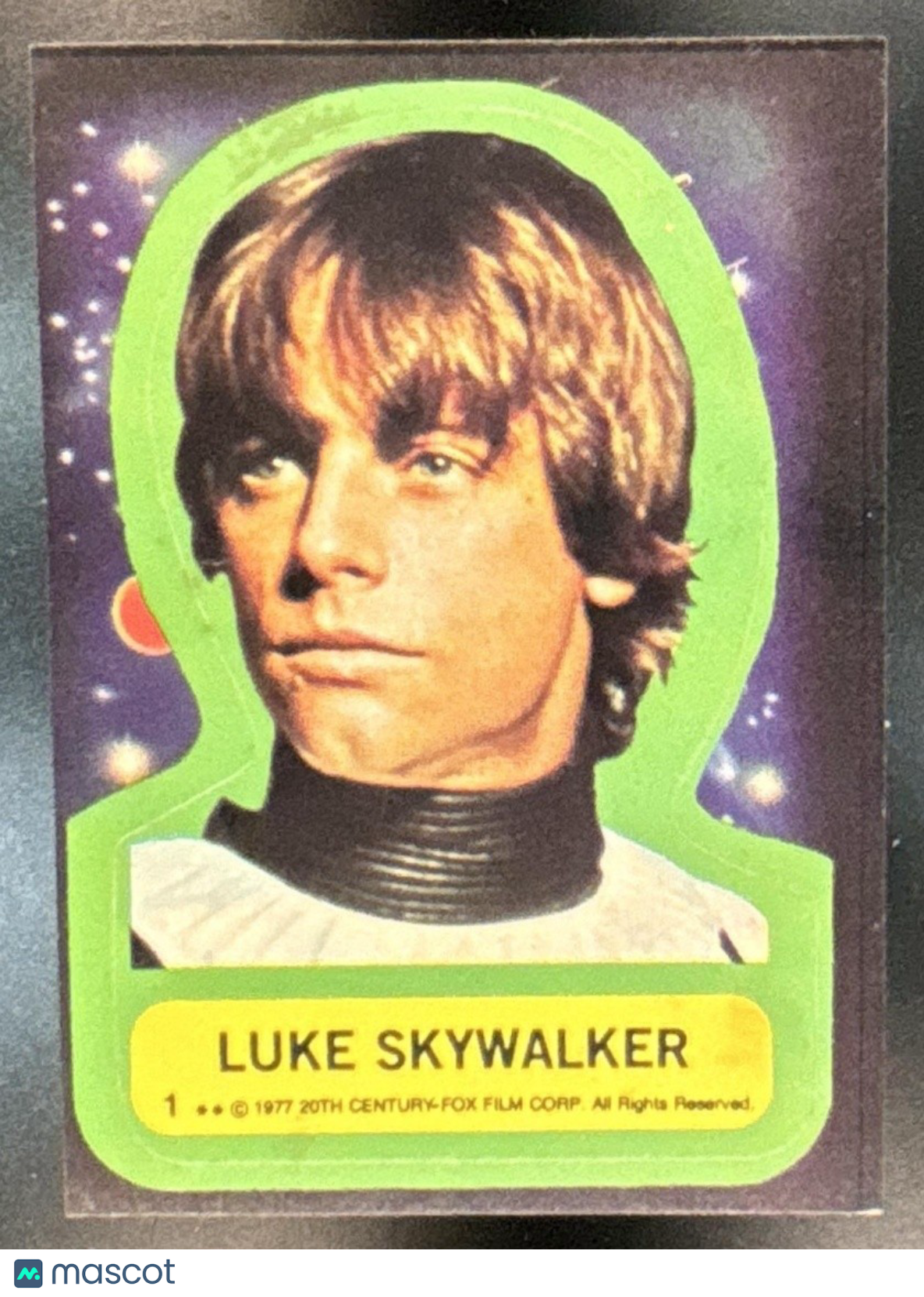 1977 Topps Star Wars Luke Skywalkers Stickers #1 - Non-Sports Cards