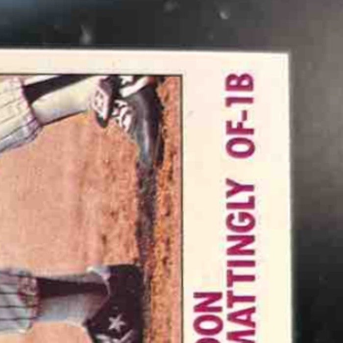 1984 Topps Don Mattingly #8 RC New York Yankees - Sports Cards