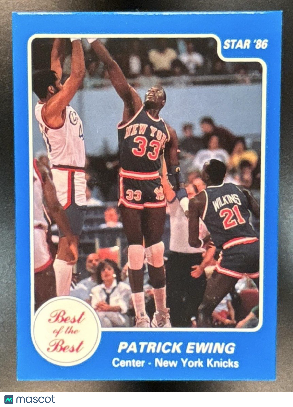 1986-87 Star Best of the Best Patrick Ewing #7 RC New York Knicks - Sports Cards