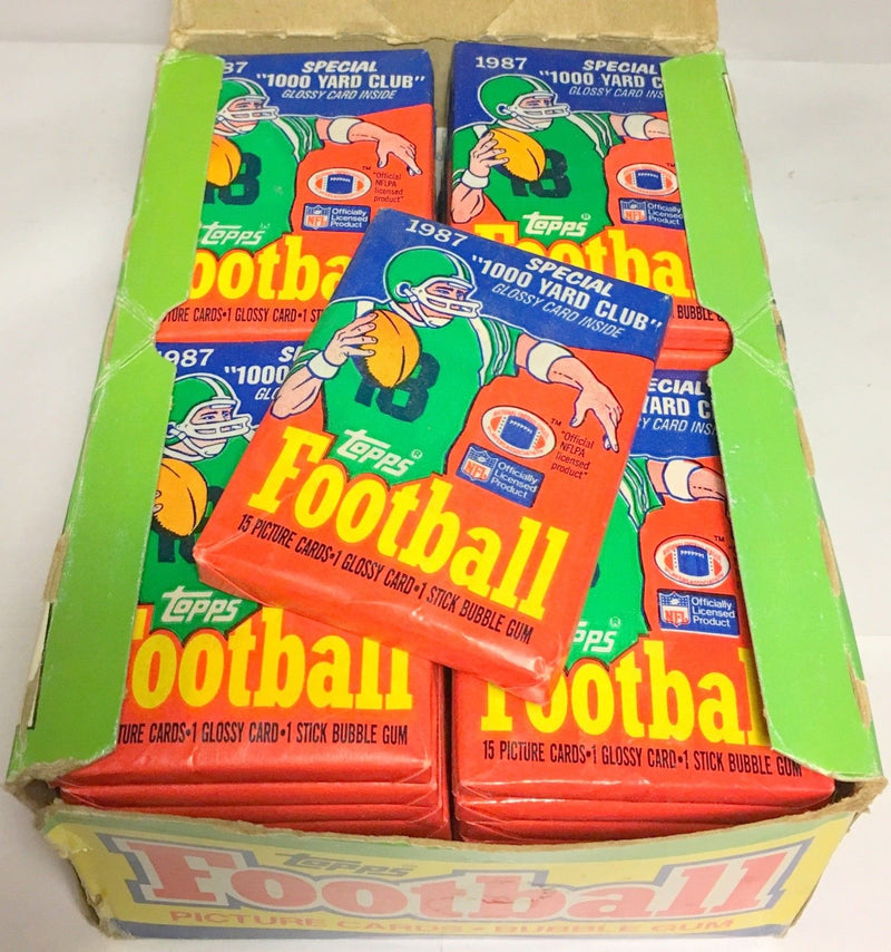 1987 Topps Football Pack (Do Not Eat the Gum) Factory Sealed