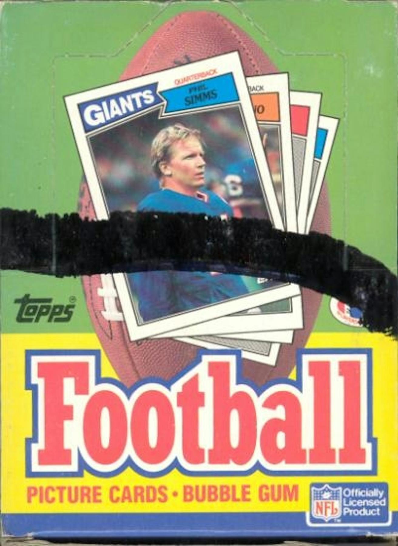 1987 Topps Football Factory Sealed Hobby Box (36 Packs) Do Not Eat the Gum - NFL Hobby Box