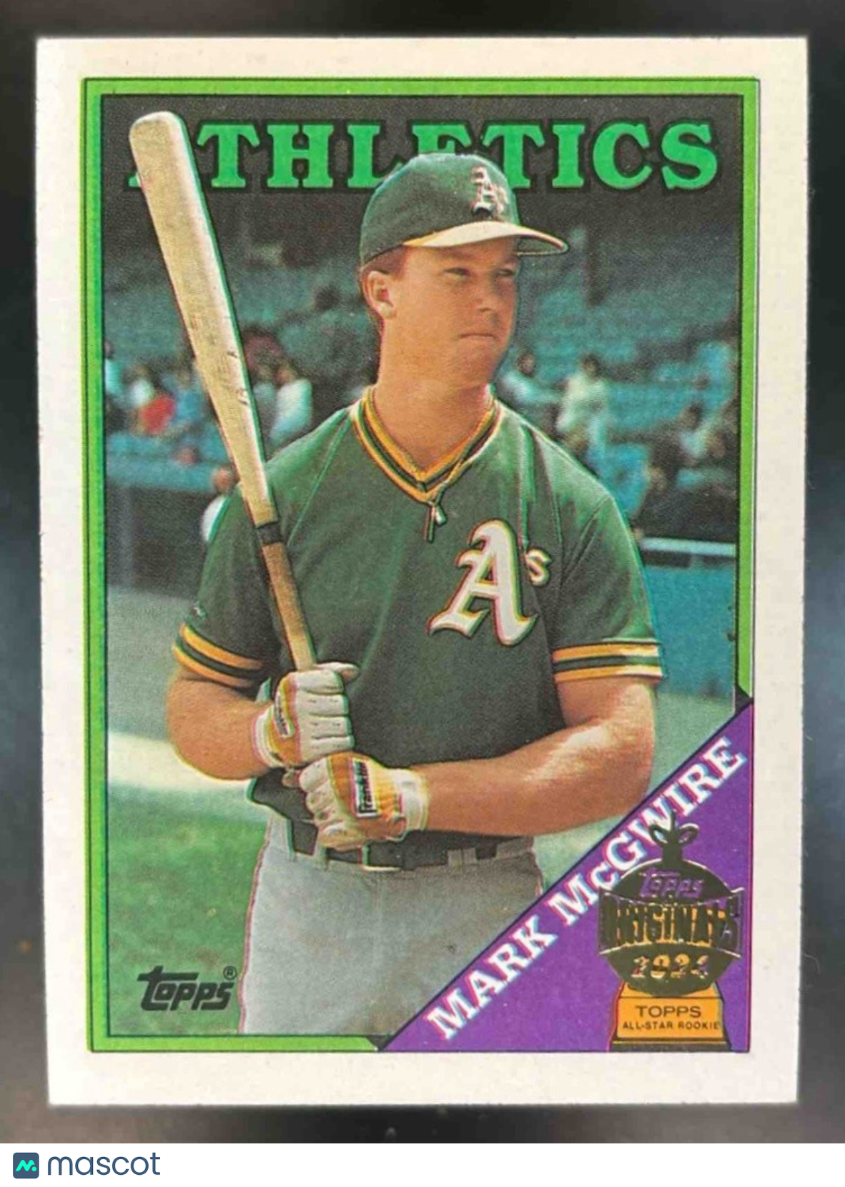 1988 Topps Mark McGwire #580 Oakland Athletics - Sports Cards