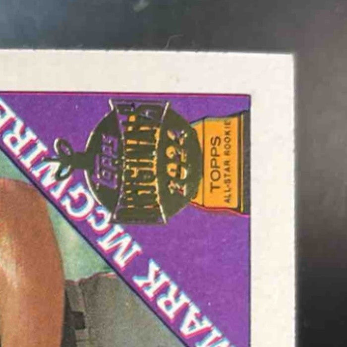 1988 Topps Mark McGwire #580 Oakland Athletics - Sports Cards