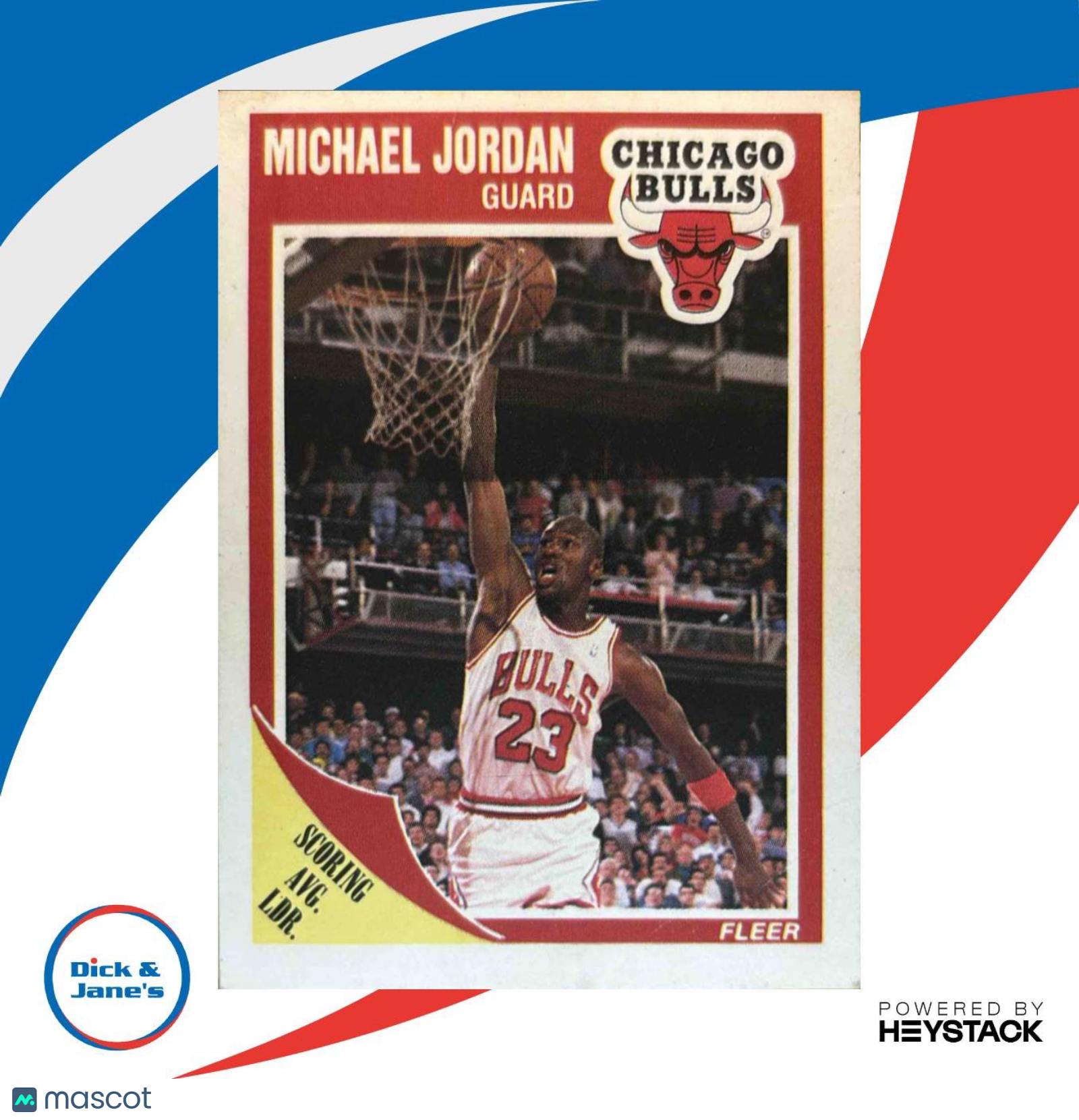1989-90 Fleer Michael Jordan #21 Chicago Bulls - Sports Cards
