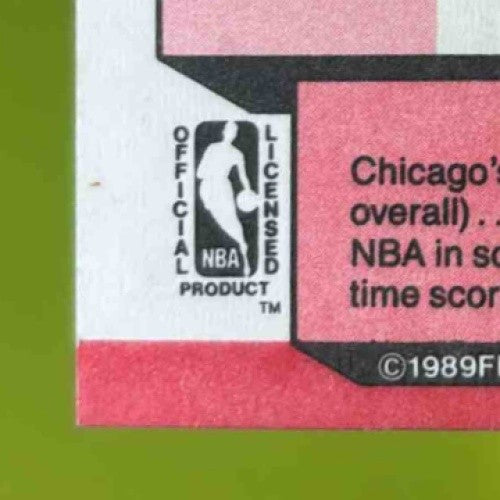 1989-90 Fleer Michael Jordan #21 Chicago Bulls - Sports Cards