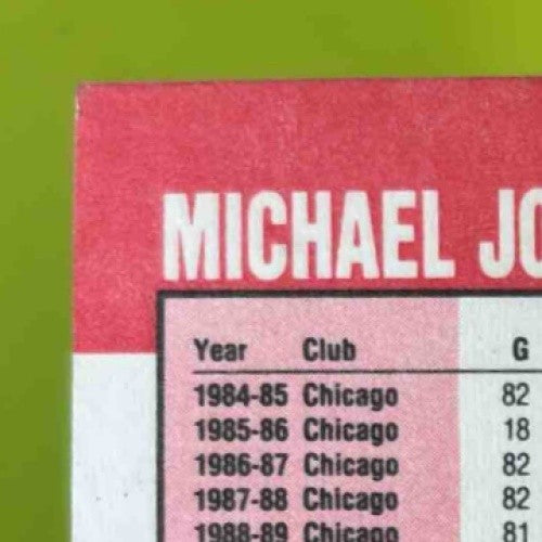 1989-90 Fleer Michael Jordan #21 Chicago Bulls - Sports Cards