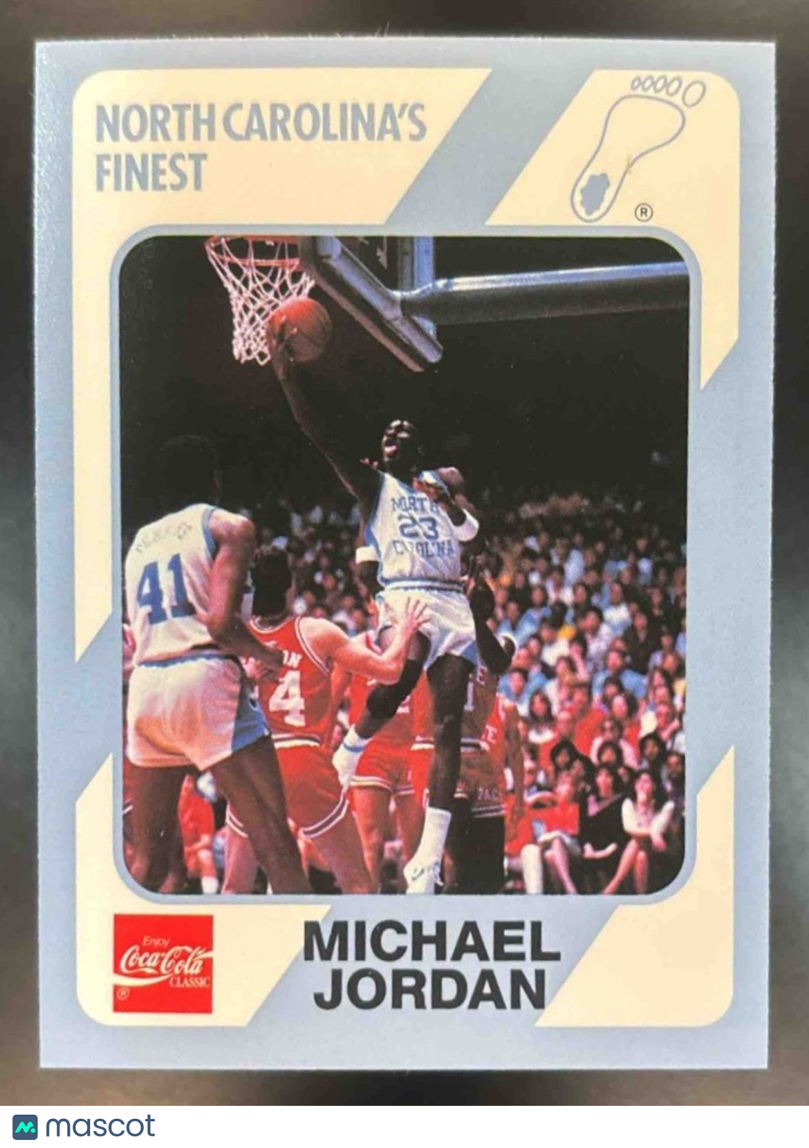 1989 Collegiate Collection North Carolina’s Finest Michael Jordan #14 Tar Heels - Sports Cards