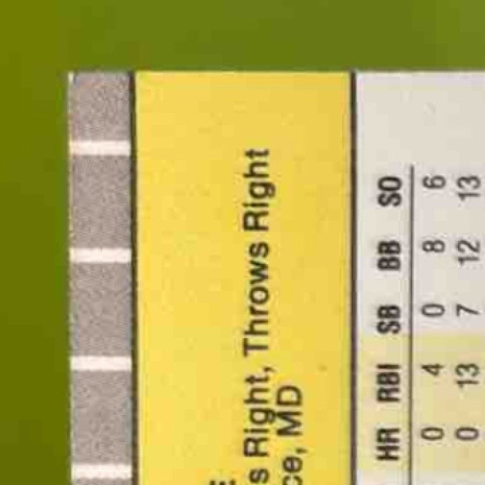 1989 Fleer Bill Ripken #616a FF ERROR ON BAT Baltimore Orioles - Sports Cards