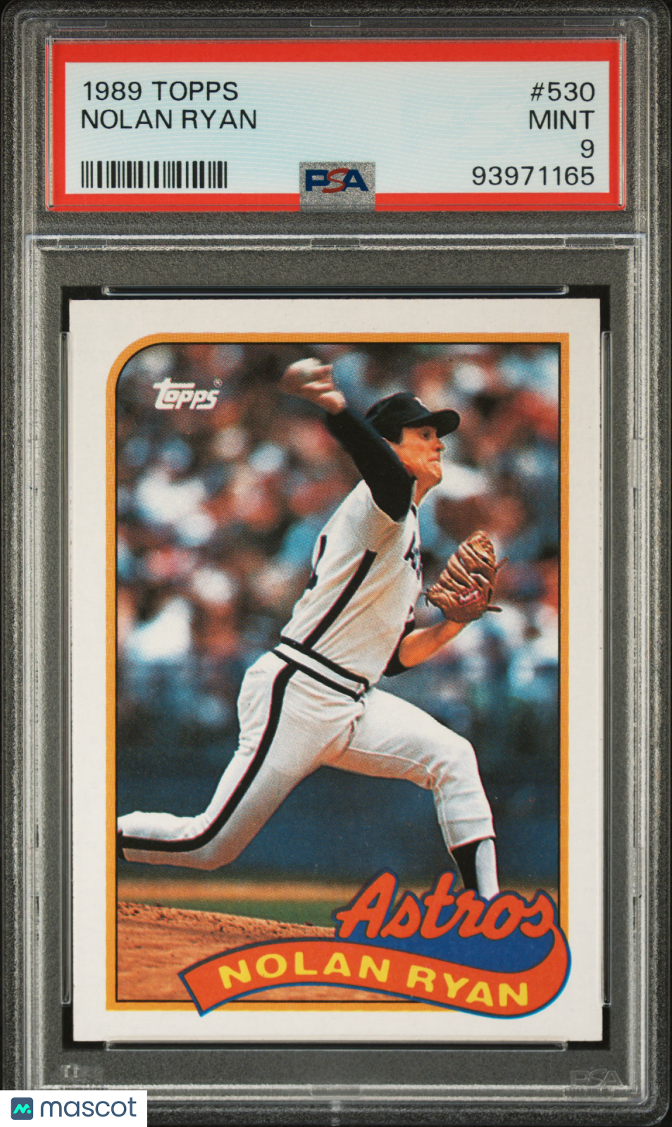 1989 Topps Nolan Ryan #530 PSA 9 - Graded Sports Cards