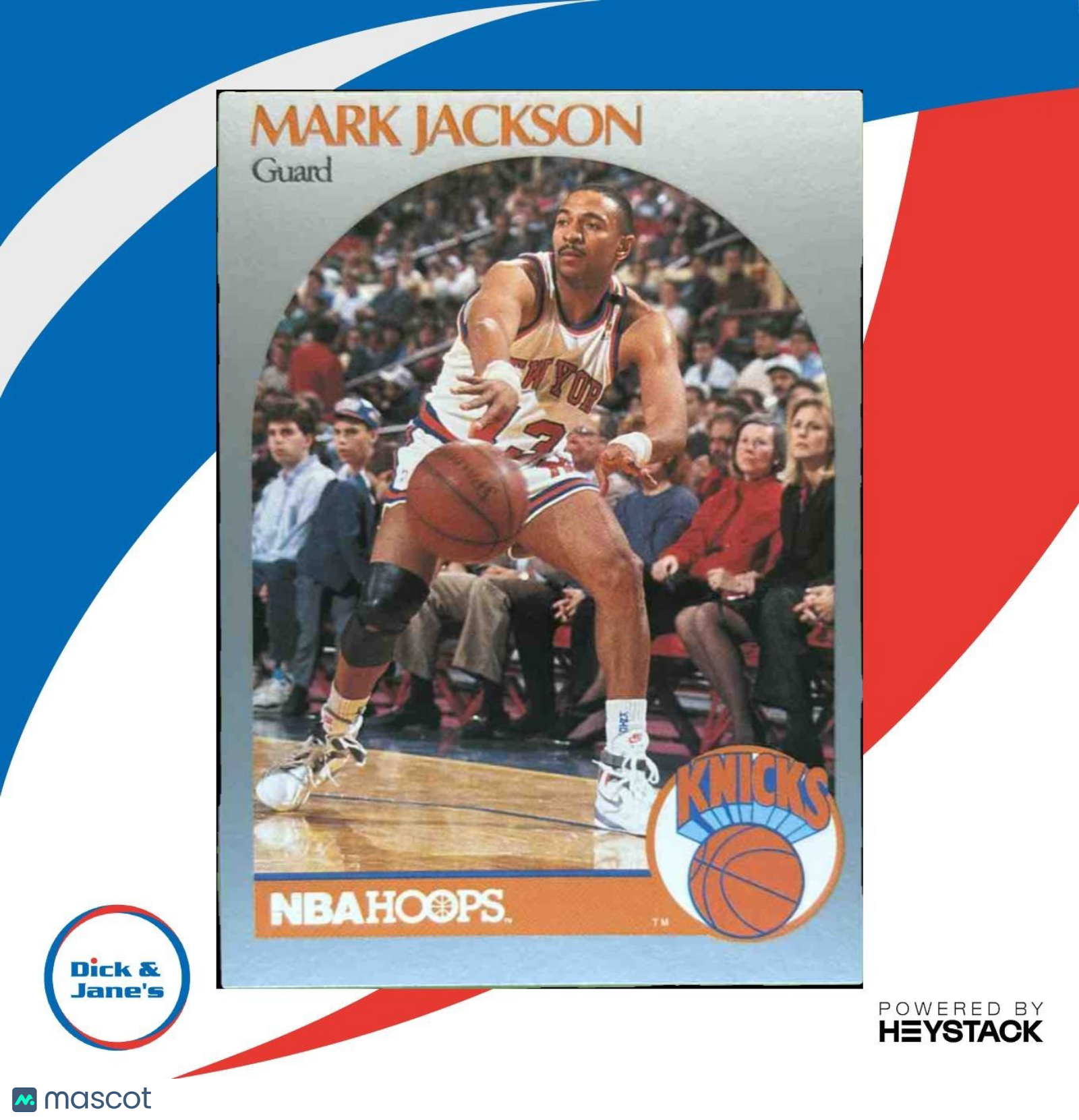 1990-91 Hoops Mark Jackson #205 New York Knicks - Sports Cards
