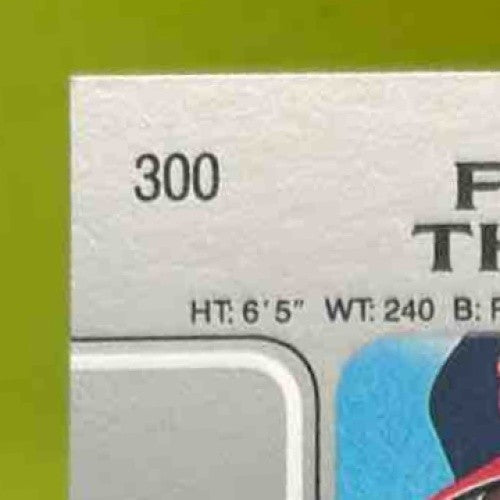 1990 Leaf Frank Thomas #300 RC Chicago White Sox - Sports Cards