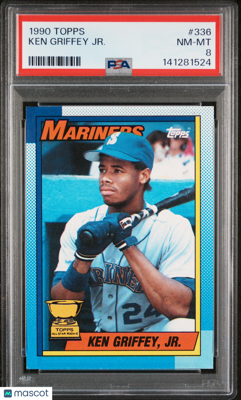 1990 Topps Ken Griffey JR. #336 PSA 8 - Graded Sports Cards