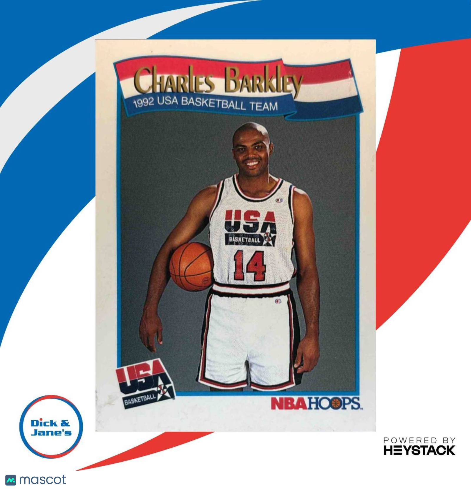 1991-92 Hoops Charles Barkley #575 USA - Sports Cards