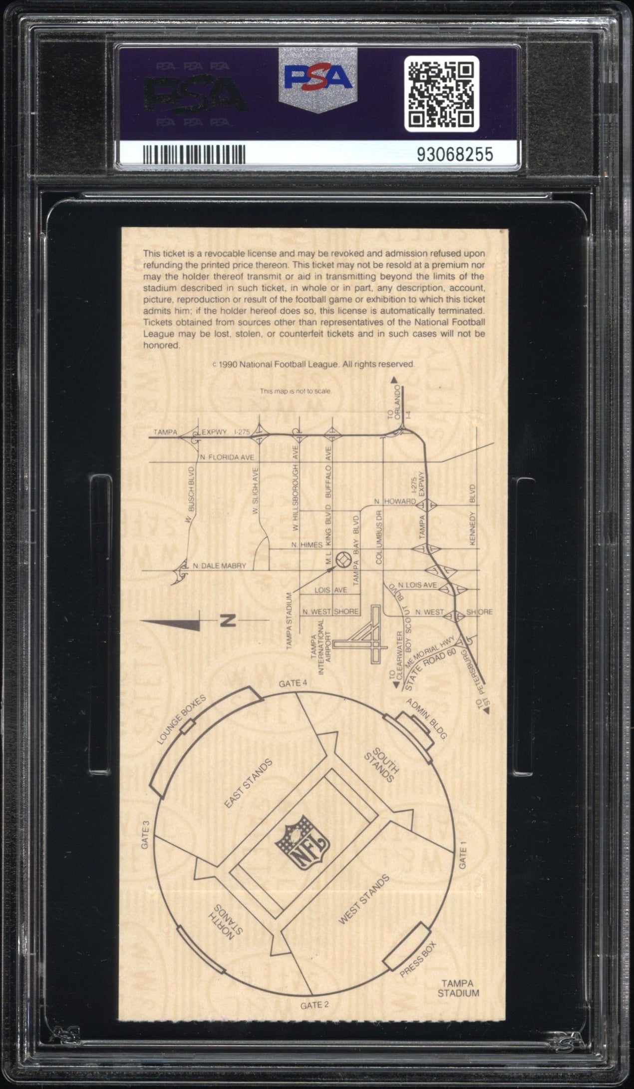 1991 Super Bowl XXV Ottis Anderson MVP PSA 5 Ticket Stub - Graded Ticket Stubs