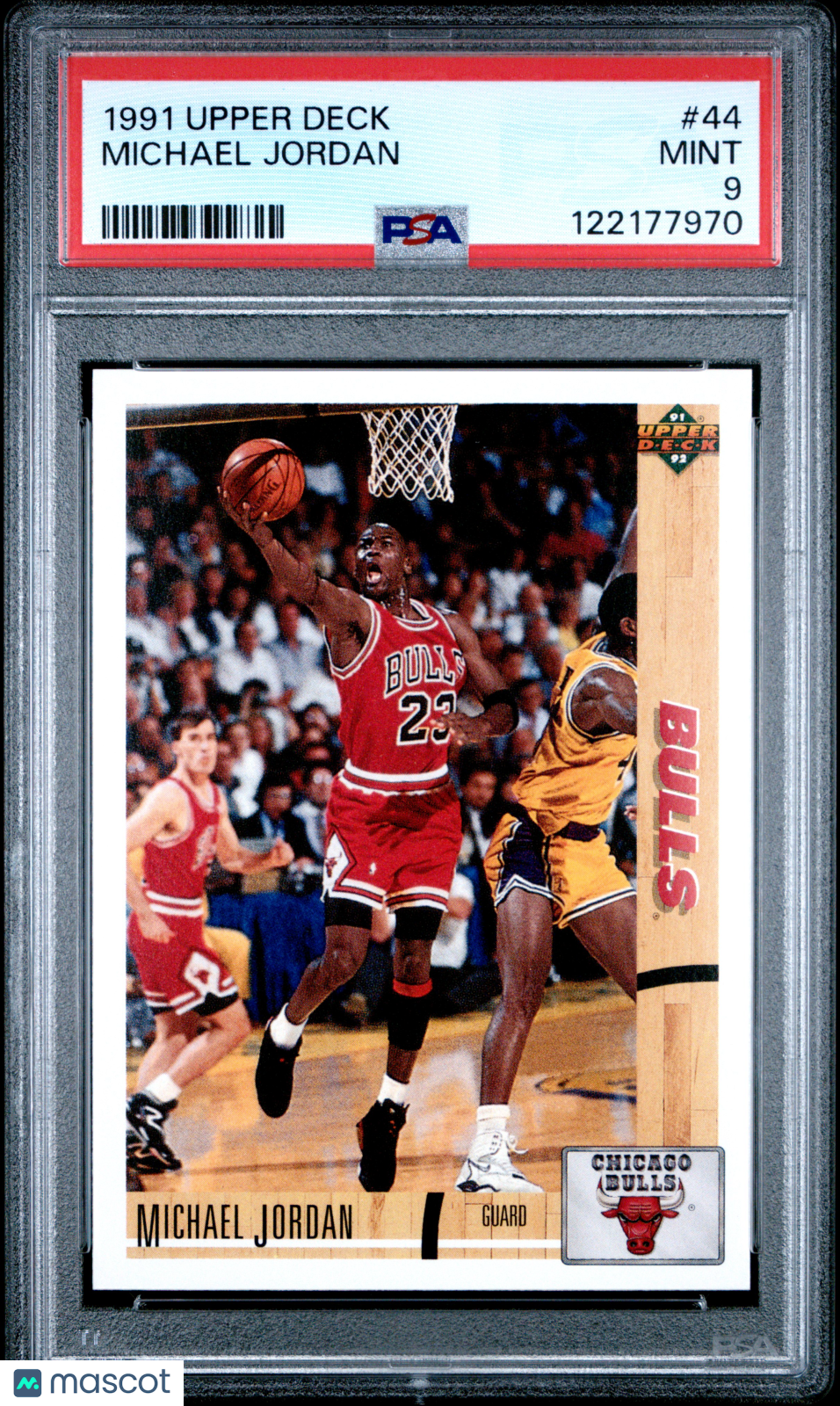 1991 Upper Deck Michael Jordan #44 PSA 9 MINT Chicago Bulls - Graded Sports Cards