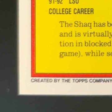 1992-93 Topps Shaquille O’Neal #362 RC Orlando Magic DJ2 - Sports Cards