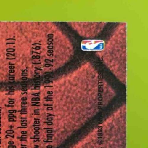 1992-93 Topps Stadium Club Jeff Malone Beam Team #10 Utah Jazz - Sports Cards