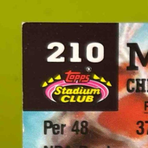 1992-93 Topps 93 Stadium Club Michael Jordan #210 Chicago Bulls - Sports Cards