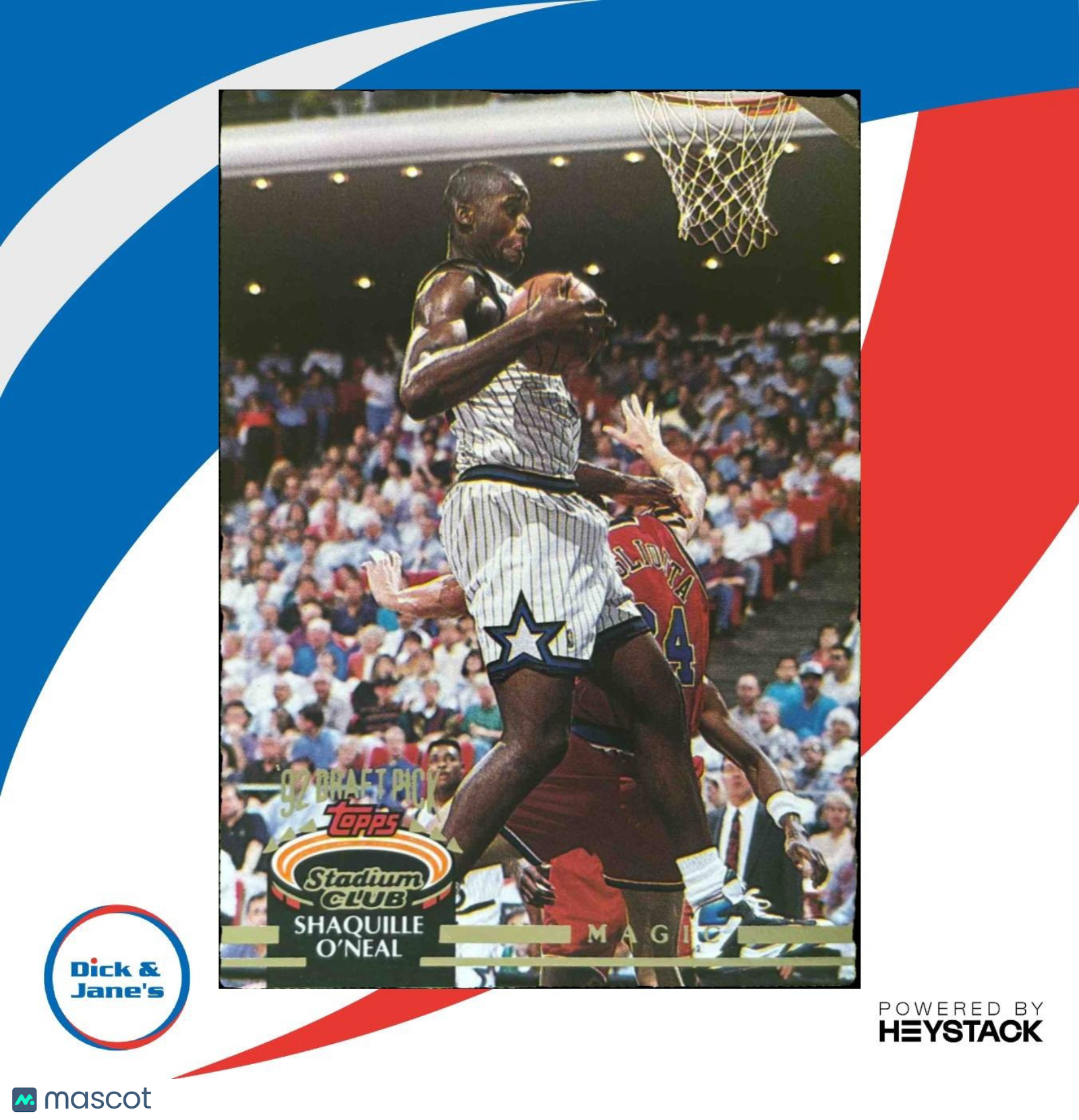 1992-93 Topps 93 Stadium Club Shaquille O’Neal #247 RC Orlando Magic - Sports Cards