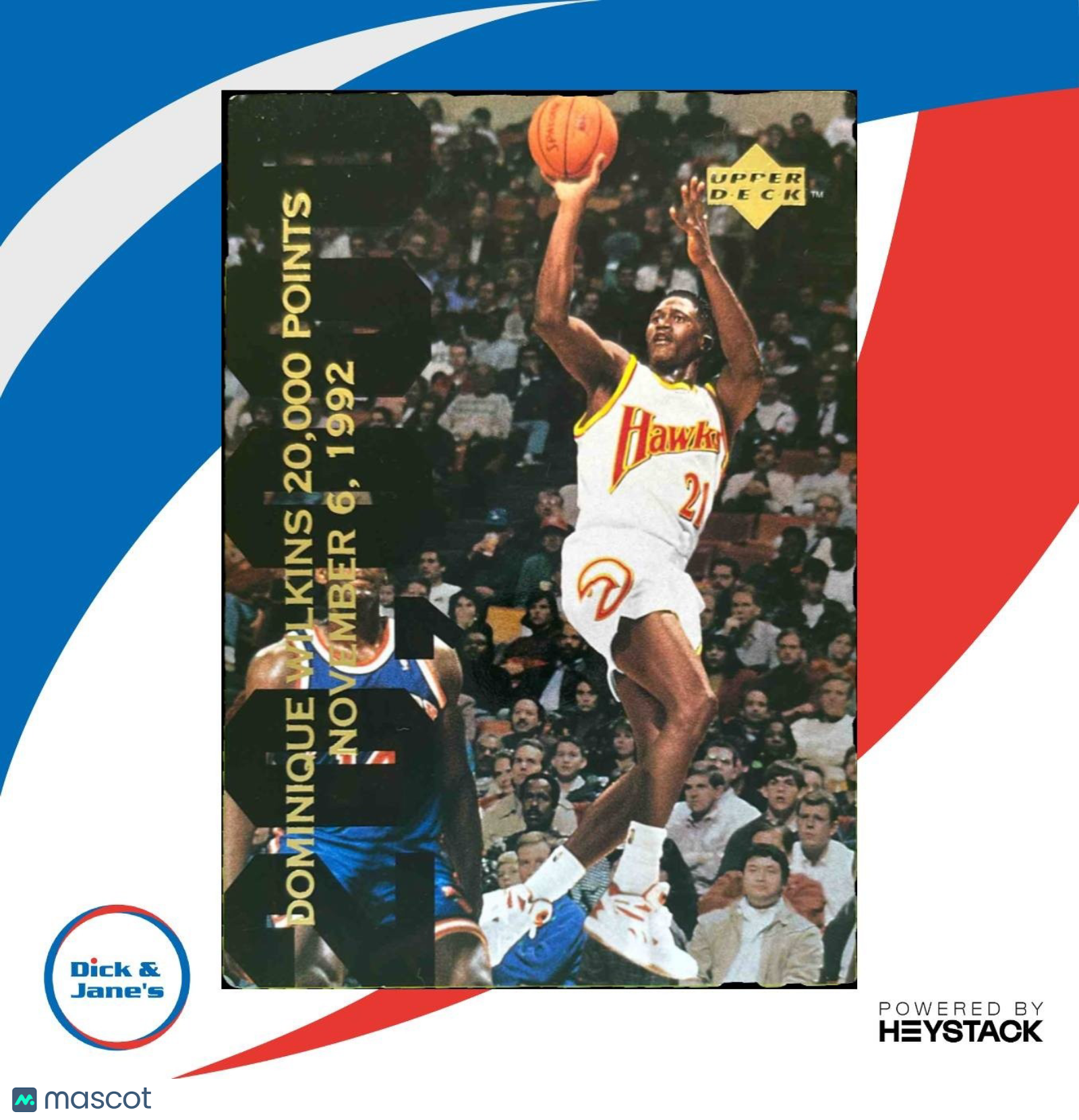 1992-93 Upper Deck Dominique Wilkins Michael Jordan Inserts #SP2 - Sports Cards