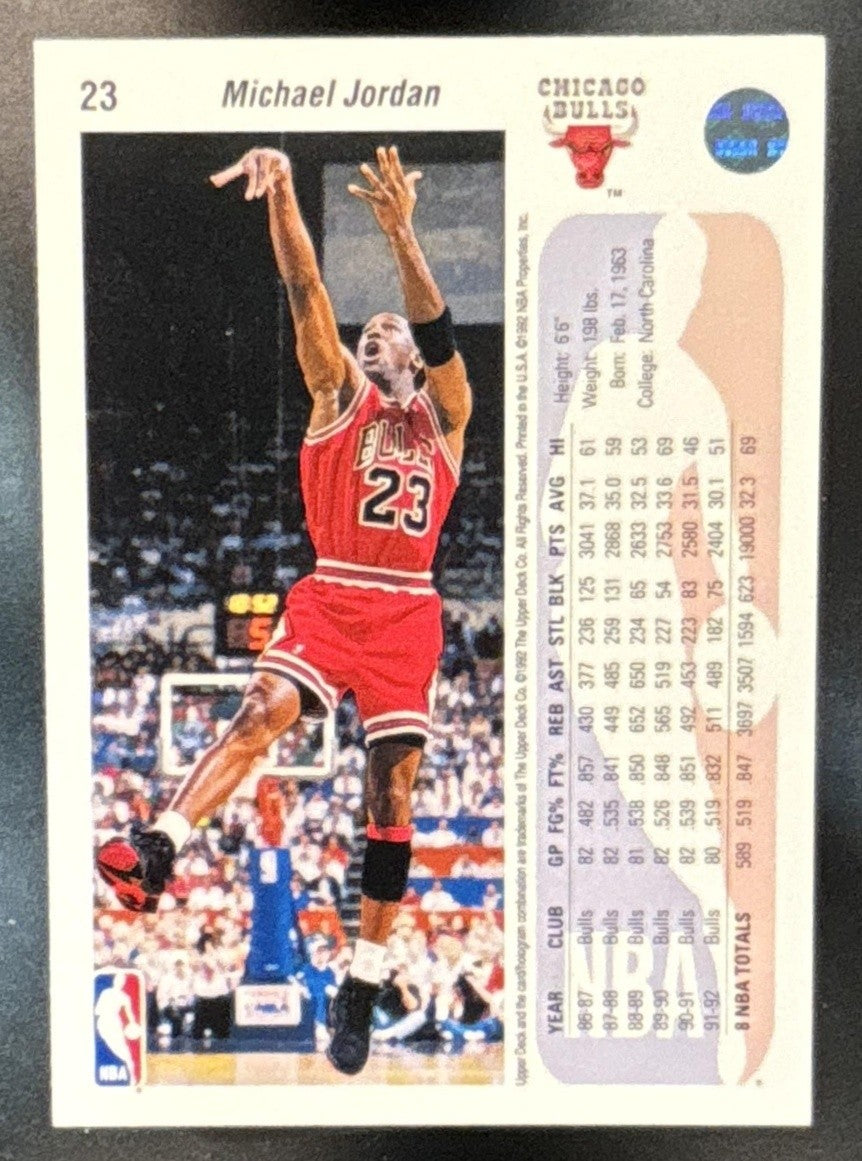 1992-93 Upper Deck Michael Jordan #23 Chicago Bulls - Sports Cards