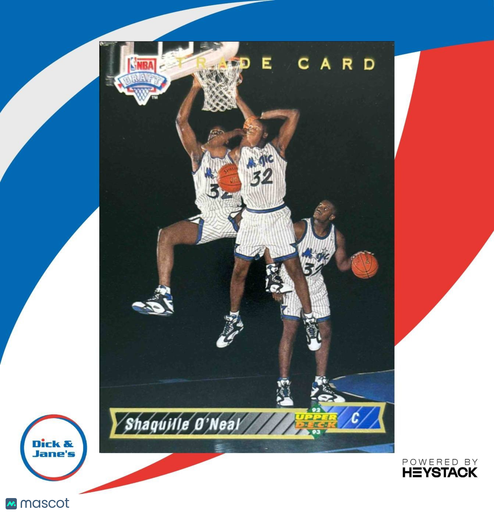 1992-93 Upper Deck Shaquille O’Neal #1b RC Orlando Magic - Sports Cards