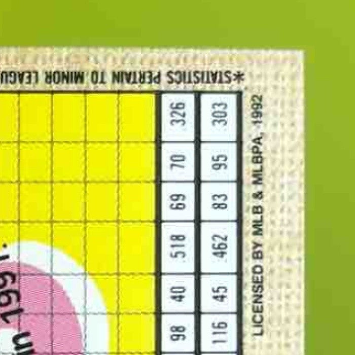 1992 Bowman Chipper Jones #28 Atlanta Braves - Sports Cards