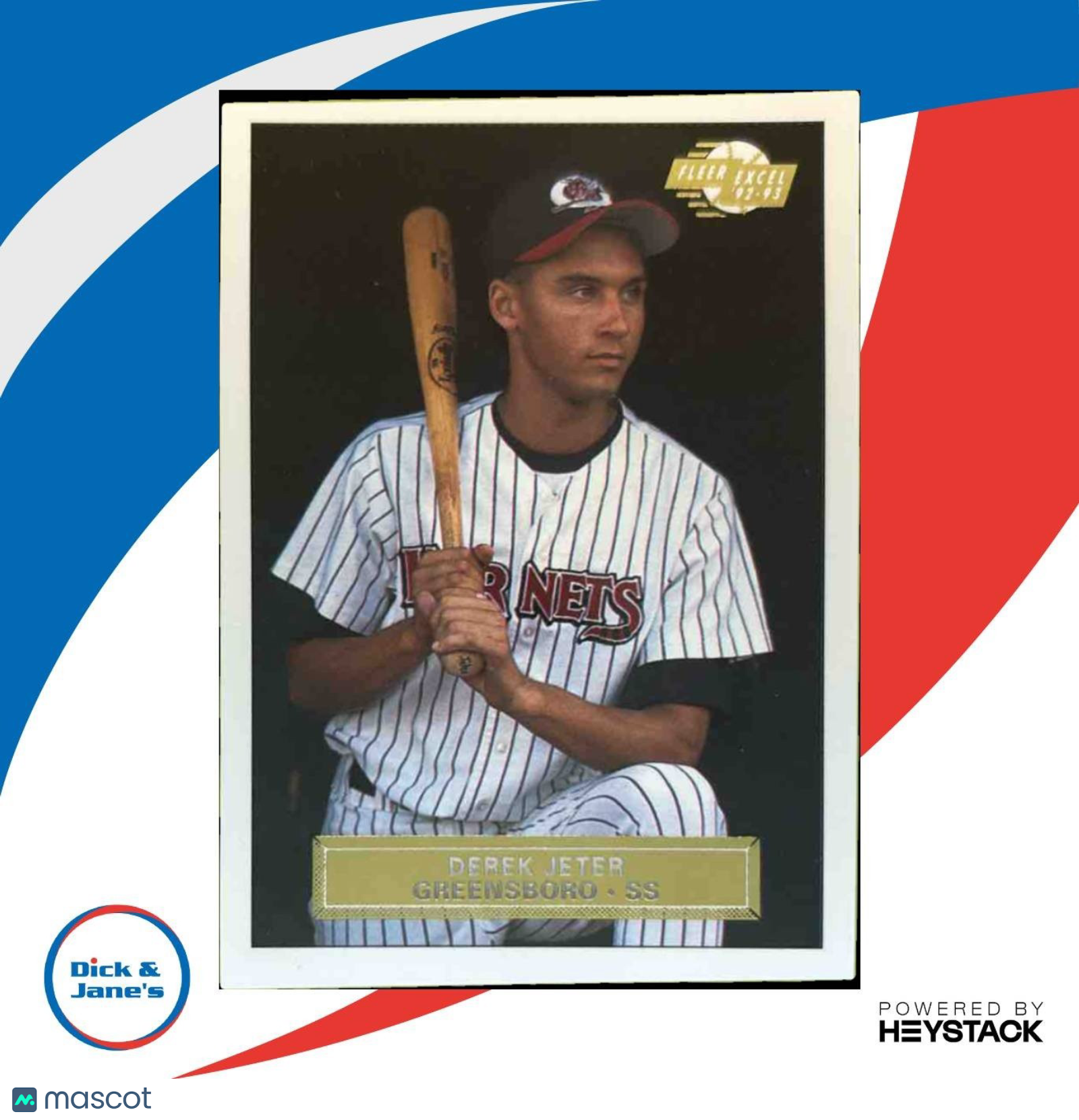 1992 Fleer Excel Derek Jeter #210 - Sports Cards