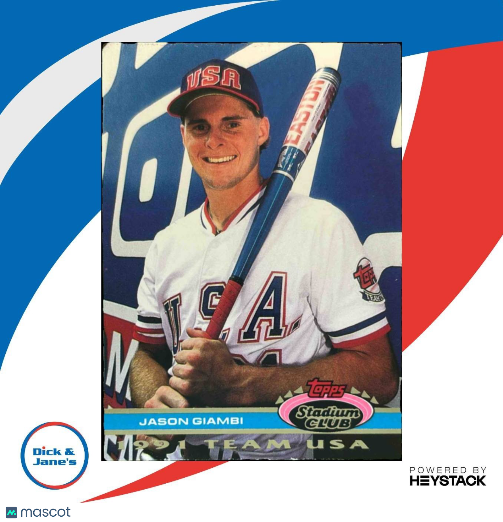 1992 Topps Stadium Club Dome Jason Giambi #58 USA - Sports Cards