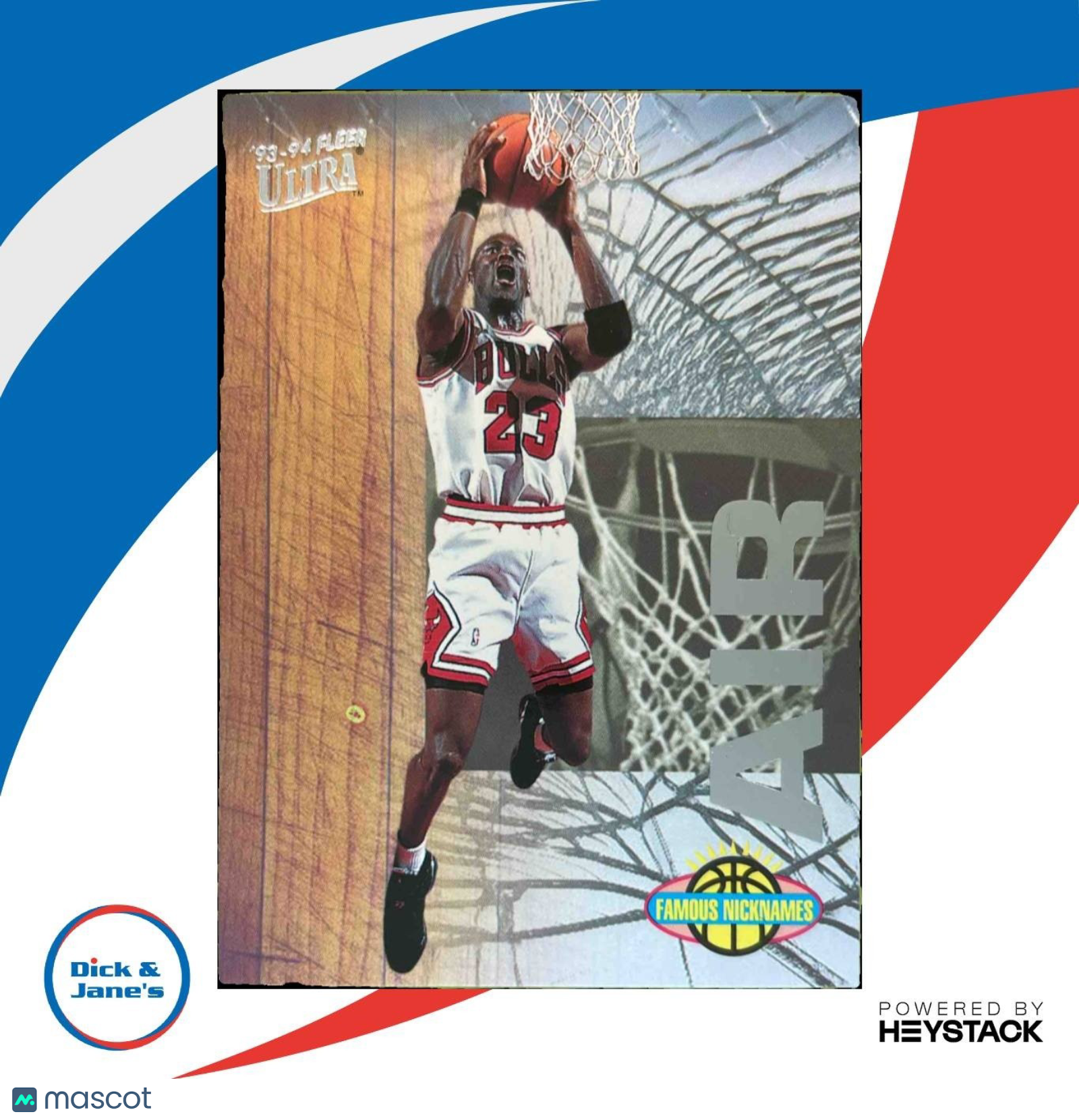 1993-94 Fleer Ultra Michael Jordan Famous Nicknames #7 Chicago Bulls - Sports Cards