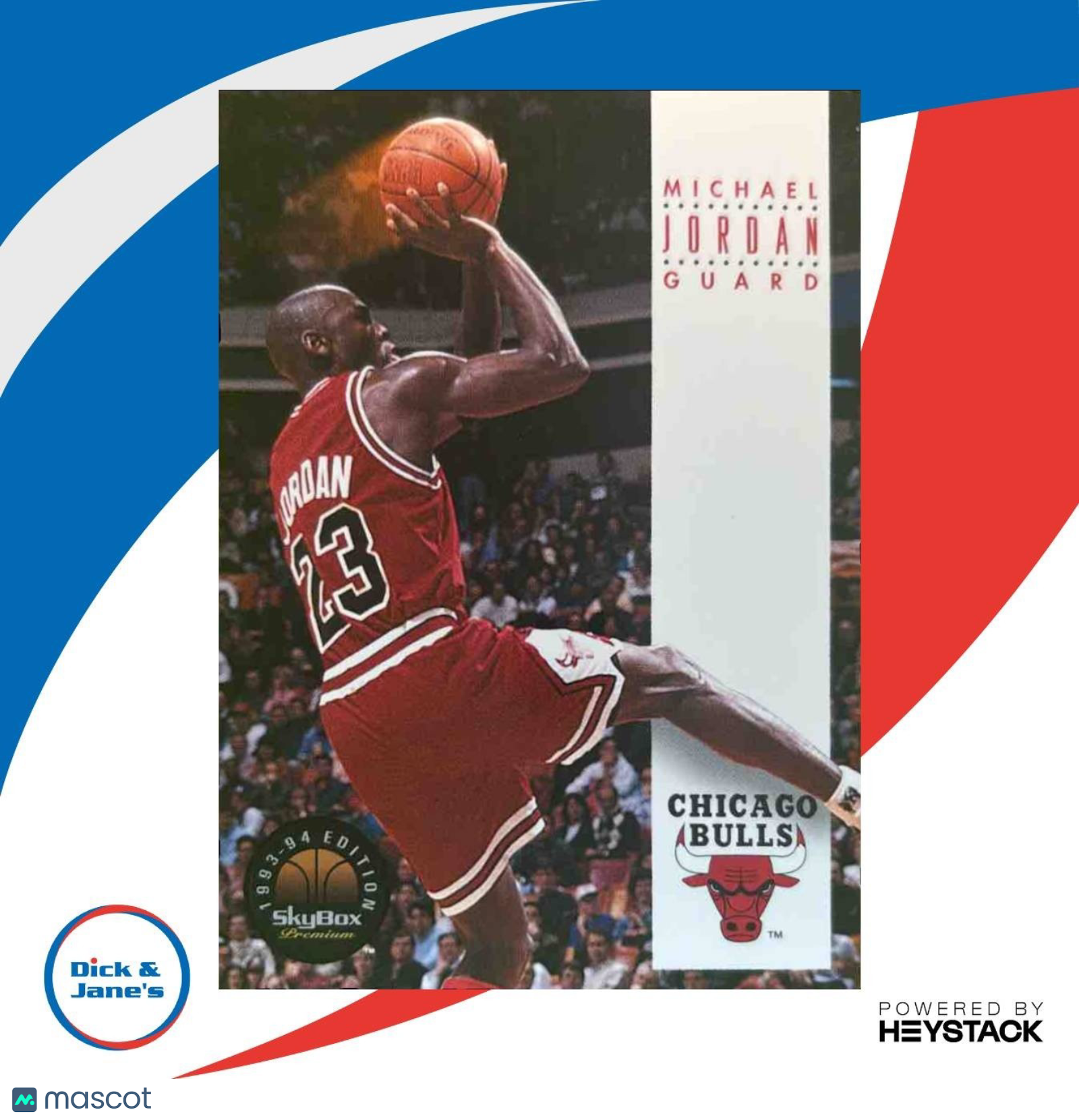 1993-94 Skybox Premium Michael Jordan #45 Chicago Bulls - Sports Cards