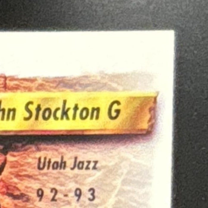 1993-94 Topps Finest John Stockton Refractor #117 Utah Jazz - Sports Cards