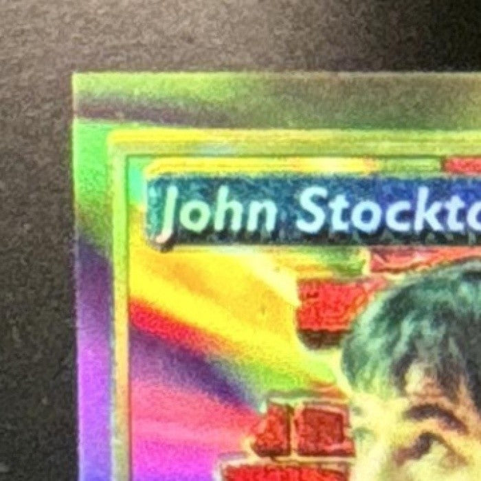1993-94 Topps Finest John Stockton Refractor #117 Utah Jazz - Sports Cards