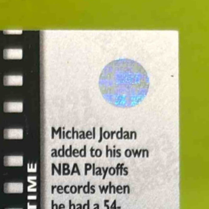 1993-94 Upper Deck Jordan Scores 54 Points #193 Chicago Bulls - Sports Cards