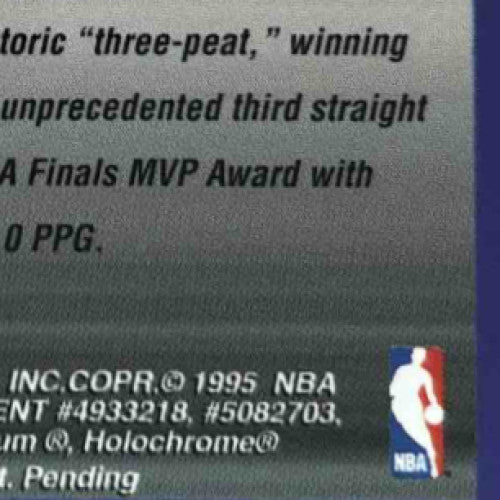 1994-95 Topps Finest Michael Jordan #331 Chicago Bulls - Sports Cards