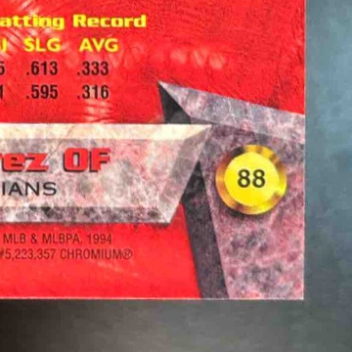 1994 Bowman’s Best Manny Ramirez Red Refractor #88 Cleveland Indians - Sports Cards