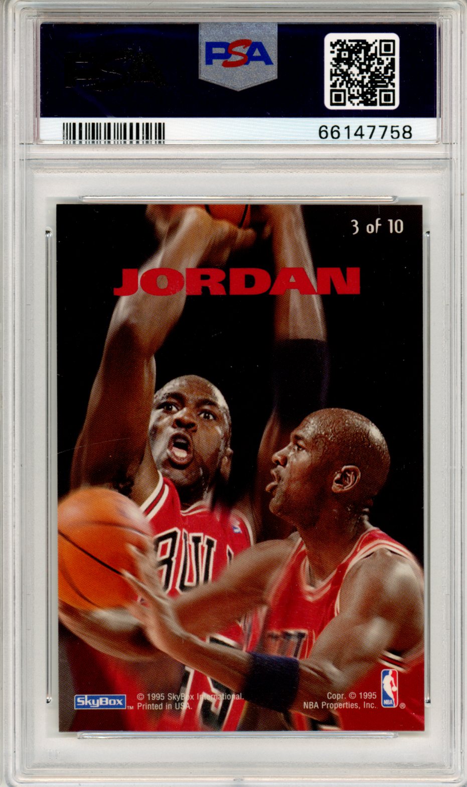 1994 E-Motion N-Tense Michael Jordan #3 PSA 10 - Graded Sports Cards