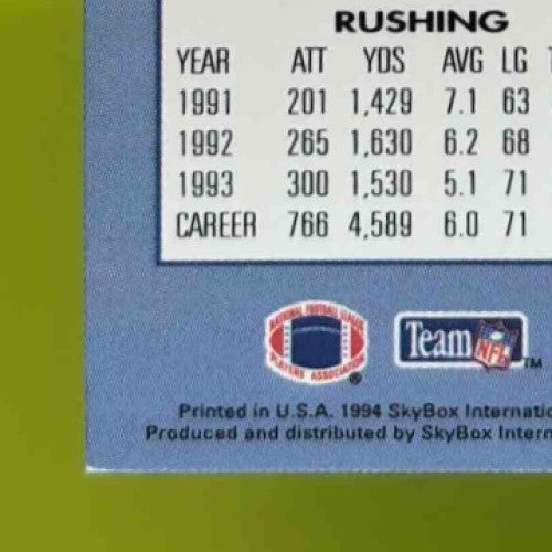 1994 Skybox Premium Marshall Faulk #158 RC Indianapolis Colts - Sports Cards