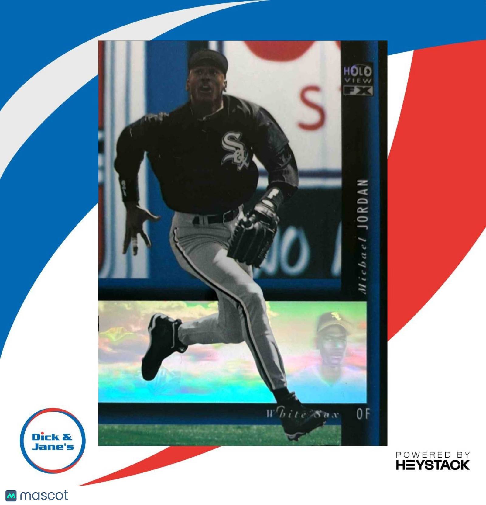 1994 SP Michael Jordan Holoview FX #16 RC Chicago White Sox - Sports Cards