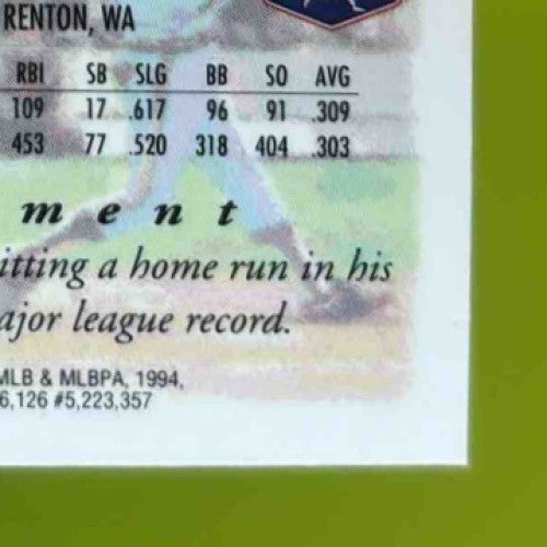 1994 Topps Finest Ken Griffey Jr. #232 Seattle Mariners - Sports Cards