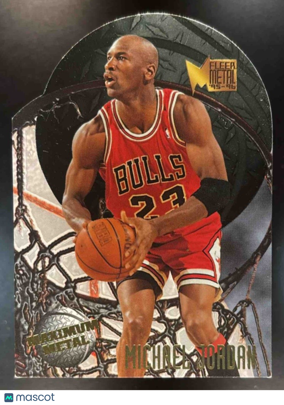 1995-96 Fleer Metal Michael Jordan Maximum #4 Chicago Bulls - Sports Cards