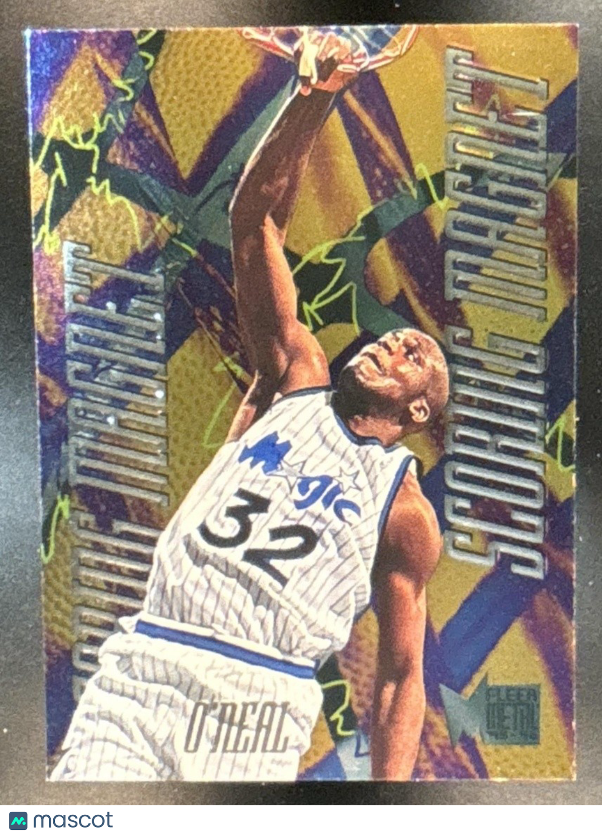 1995-96 Fleer Metal Shaquille O’Neal Scoring Magnets #7 Orlando Magic - Sports Cards