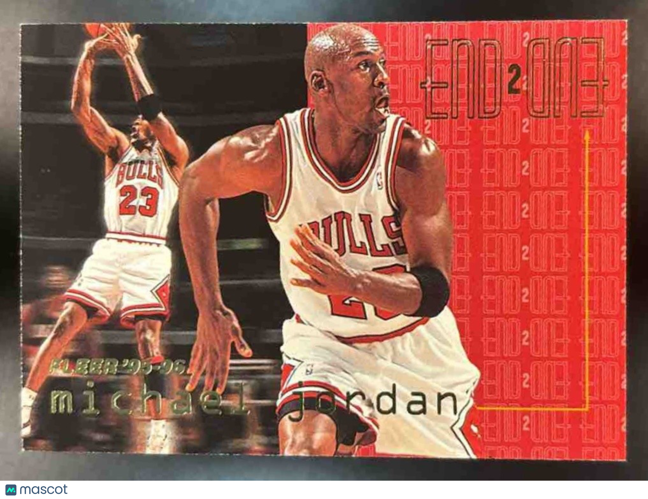 1995-96 Fleer Michael Jordan End 2 #9 Chicago Bulls - Sports Cards
