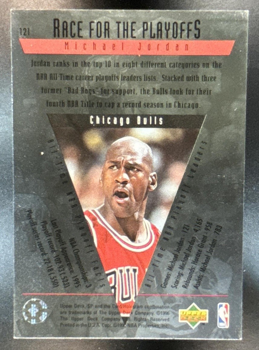 1995-96 SP Championship Michael Jordan #121 Chicago Bulls - Sports Cards