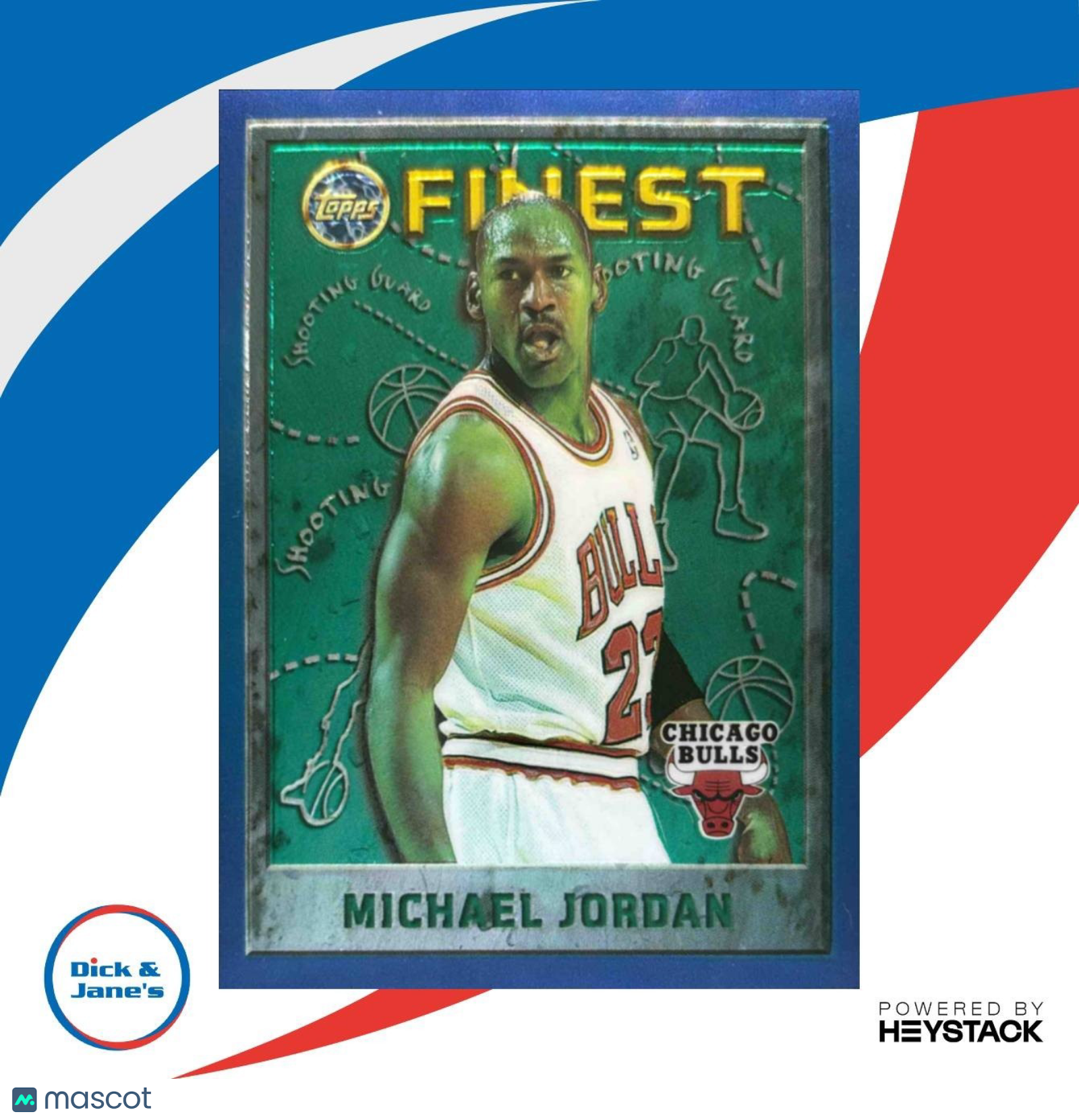1995-96 Topps Finest Michael Jordan #229 Chicago Bulls - Sports Cards