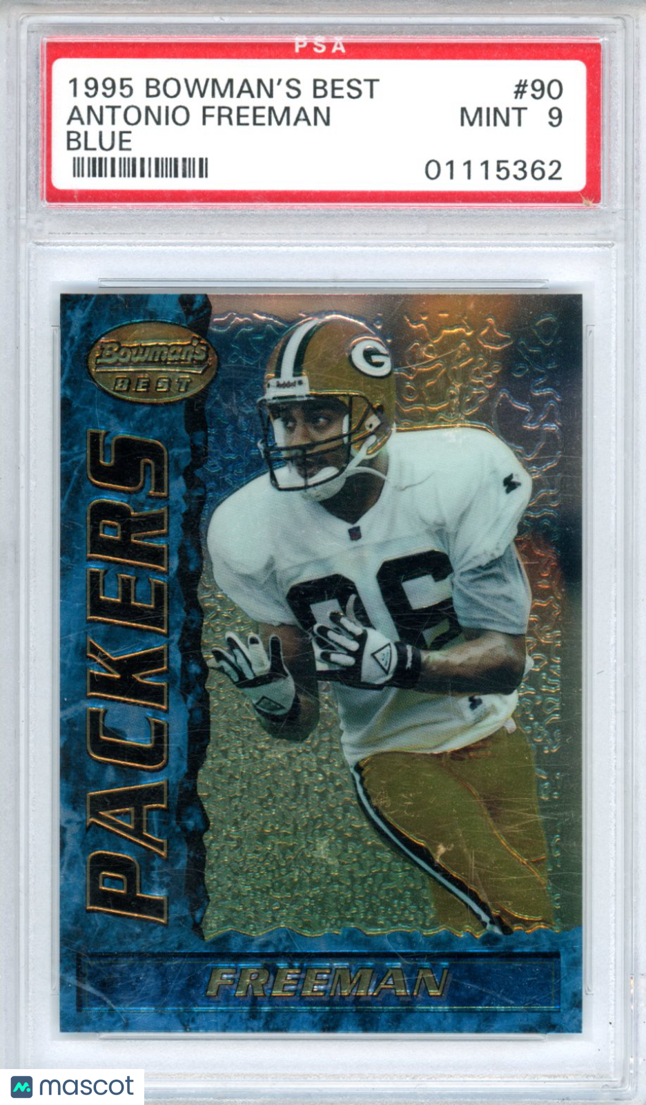 1995 Bowman’s Best Antonio Freeman Blue #90 PSA 9 - Graded Sports Cards